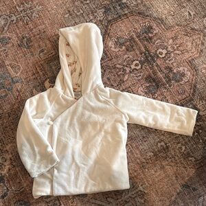 Ralph Lauren infant girls White Hooded jacket/coat/sweater with Floral Lining
